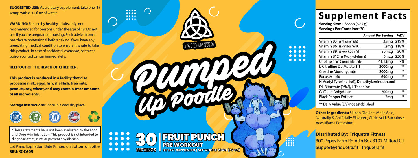 Pumped Up Poodle Preworkout