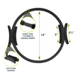 Load image into Gallery viewer, Pilates Resistance Ring for Strengthening Core Muscles