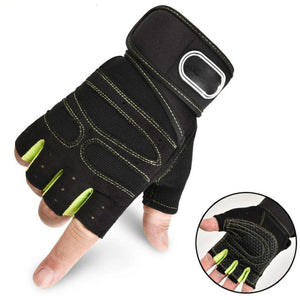Men's Gym Gloves Half Finger Cycling Gloves for Pro Fitness Weight Lifting