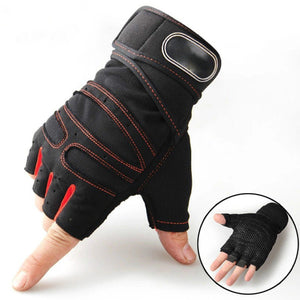 Men's Gym Gloves Half Finger Cycling Gloves for Pro Fitness Weight Lifting
