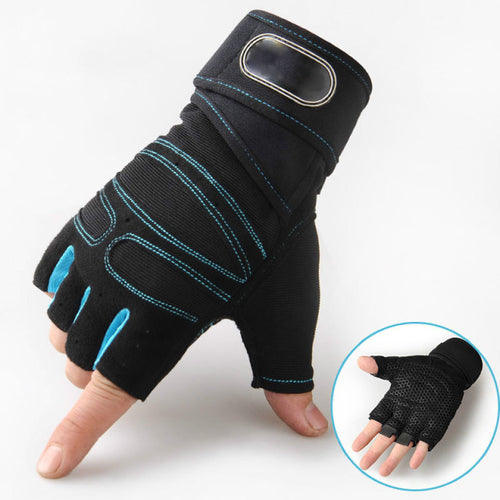 Men's Gym Gloves Half Finger Cycling Gloves for Pro Fitness Weight Lifting