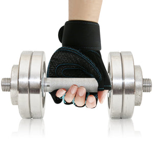 Men's Gym Gloves Half Finger Cycling Gloves for Pro Fitness Weight Lifting