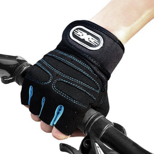 Men's Gym Gloves Half Finger Cycling Gloves for Pro Fitness Weight Lifting