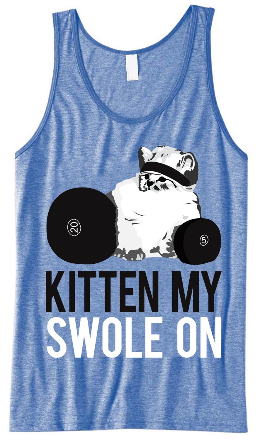 KITTEN MY SWOLE ON Unisex Tank Top