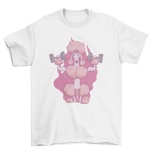 Fitness Poodle Dog T-shirt