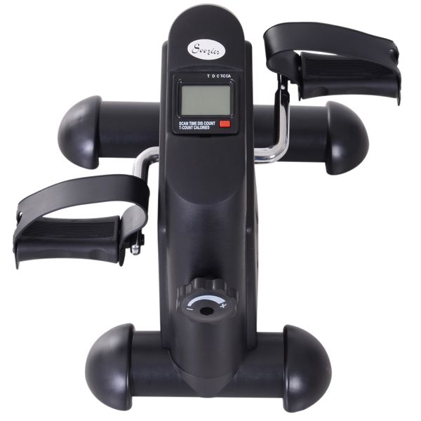 Soozier Pedal Exerciser Portable Mini Exercise Bike for Indoor Cycling