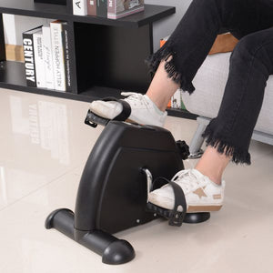 Soozier Pedal Exerciser Portable Mini Exercise Bike for Indoor Cycling